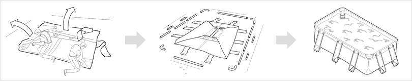 Piscina Fuori Terra in PVC consigli d'uso